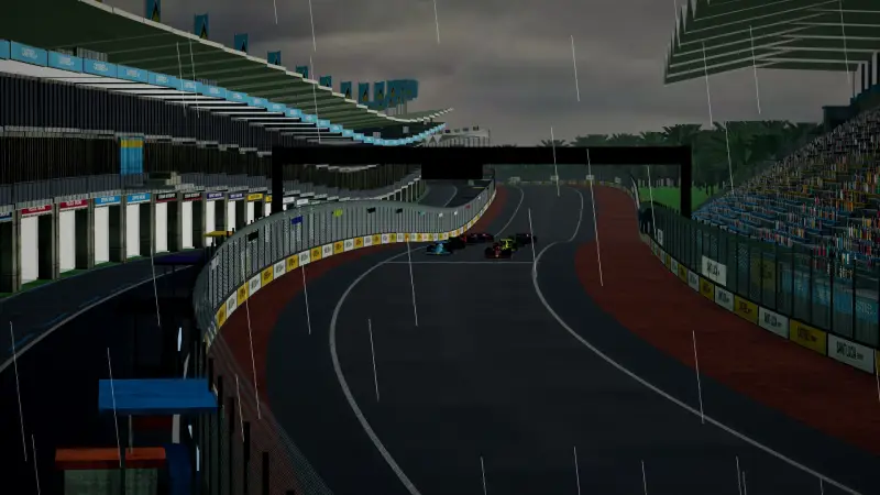 On the grid for the Grand Prix of Saint Lucia: Saint Lucia racing game screenshot