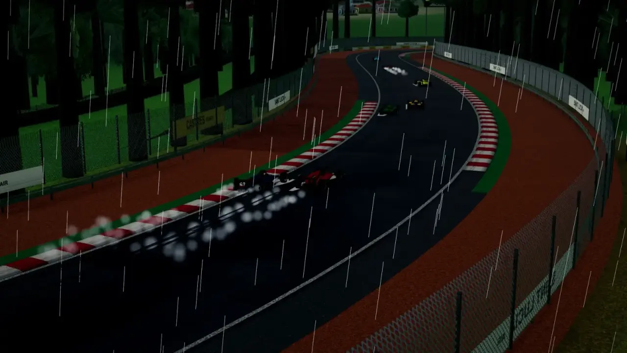 Craning over the Saint Lucia track: the Saint Lucia racing game