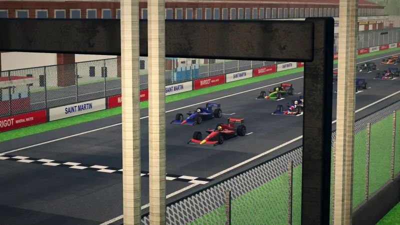 On the grid for the Grand Prix of Saint Martin: Saint Martin racing game screenshot