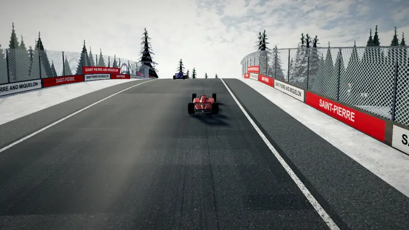 The corkscrew, Saint Pierre and Miquelon: Saint Pierre and Miquelon racing game screenshot