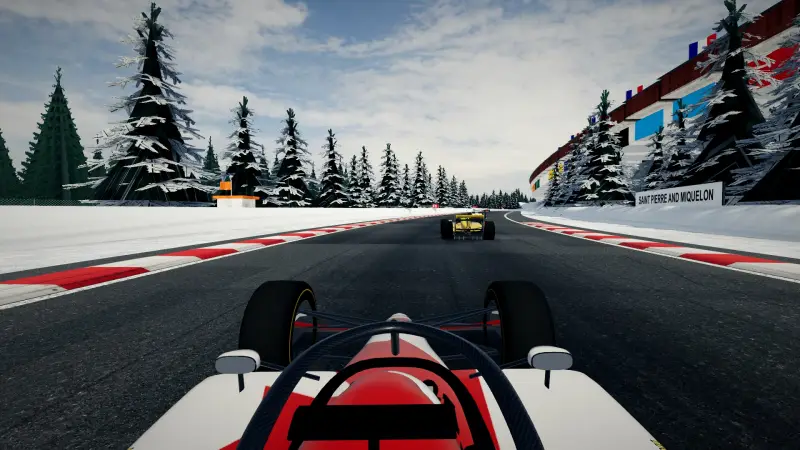 On board around Saint Pierre and Miquelon: Saint Pierre and Miquelon racing game screenshot
