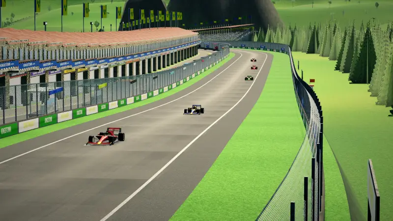 Over the crest, Saint Vincent: Saint Vincent racing game screenshot