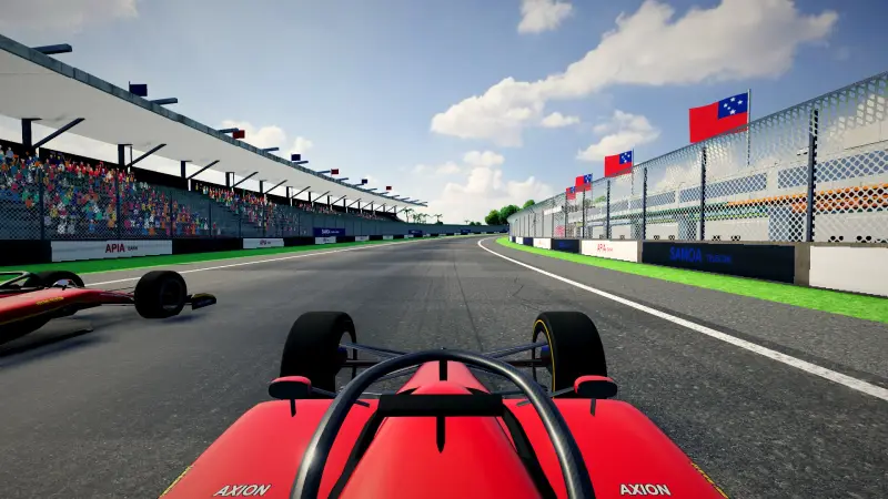 On board around Samoa: Samoa racing game screenshot