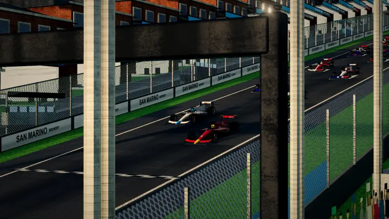 On the grid for the Grand Prix of San Marino: San Marino racing game screenshot