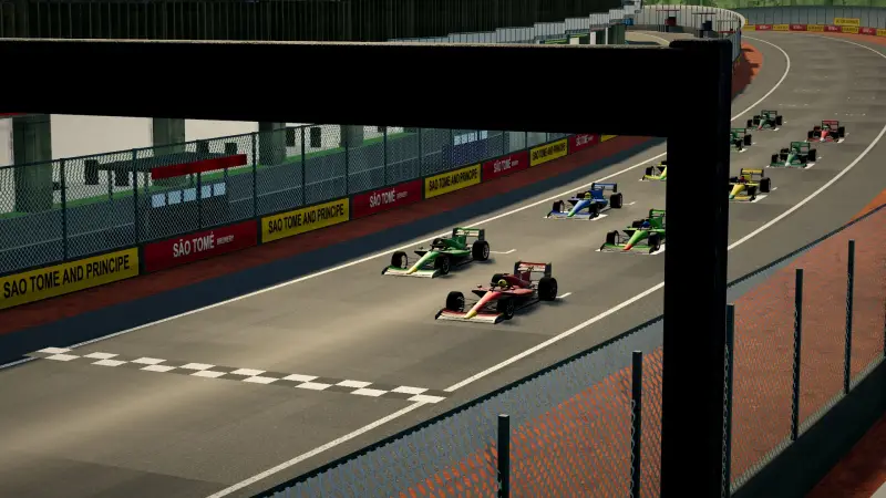 On the grid for the Grand Prix of Sao Tome and Principe: Sao Tome and Principe racing game screenshot