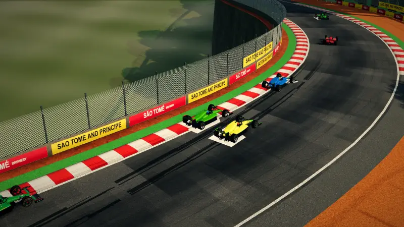 The corkscrew, Sao Tome and Principe: Sao Tome and Principe racing game screenshot