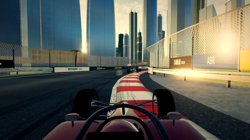 On board around Saudi Arabia: Saudi Arabia racing game screenshot