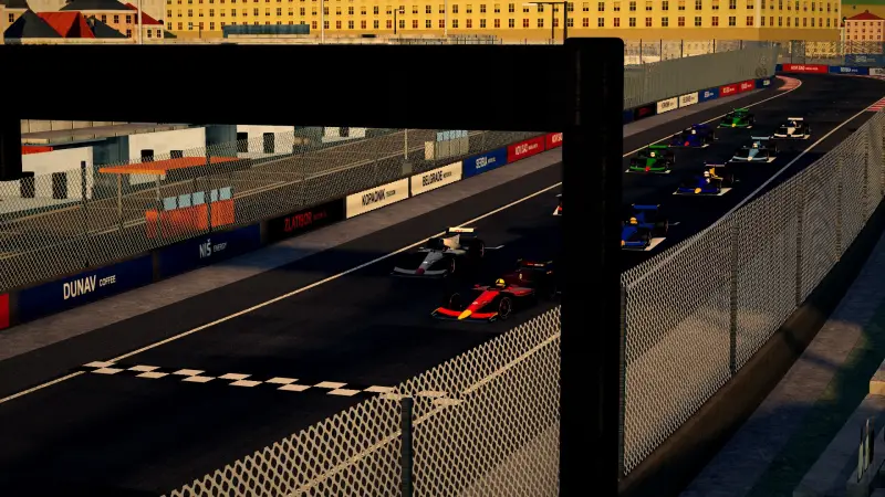 On the grid for the Serbian Grand Prix: Serbia racing game screenshot