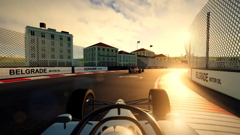 On board around Serbia: Serbia racing game screenshot