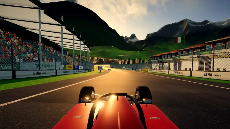 On board around Sicily: Sicily racing game screenshot