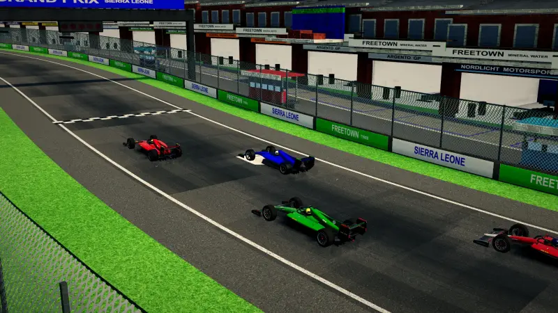 On the grid for the Grand Prix of Sierra Leone: Sierra Leone racing game screenshot