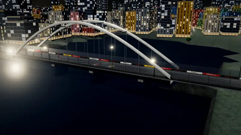 Across the bridge, Singapore: Singapore racing game screenshot