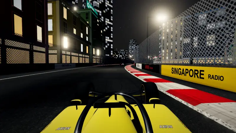 On board around Singapore: Singapore racing game screenshot