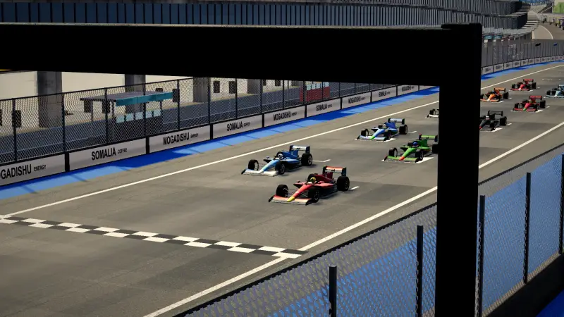 On the grid for the Somali Grand Prix: Somalia racing game screenshot