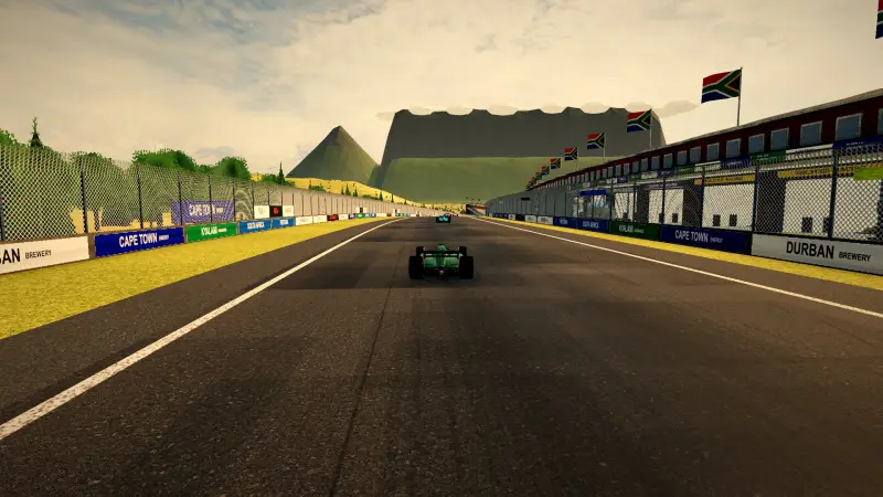 Down the plunge, South Africa: South Africa racing game screenshot