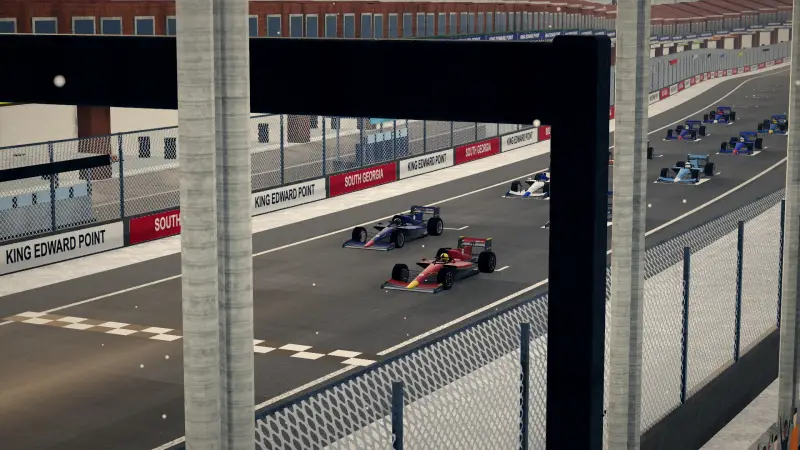 On the grid for the Grand Prix of South Georgia: South Georgia racing game screenshot
