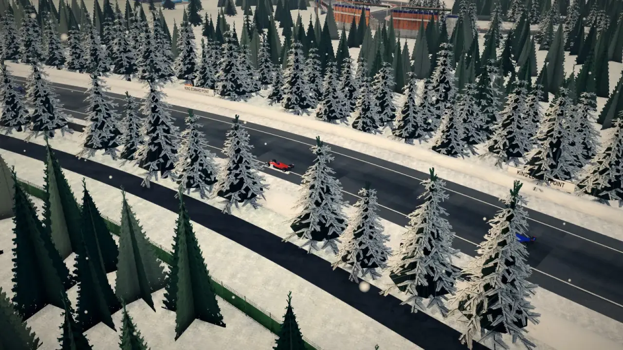 The helicopter over the South Georgia circuit: the South Georgia racing game