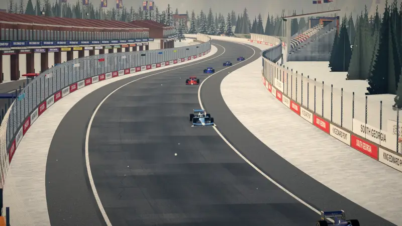 Through the dip, South Georgia: South Georgia racing game screenshot