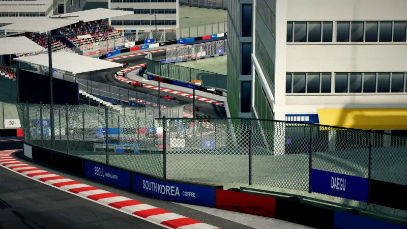 The corkscrew, South Korea: South Korea racing game screenshot