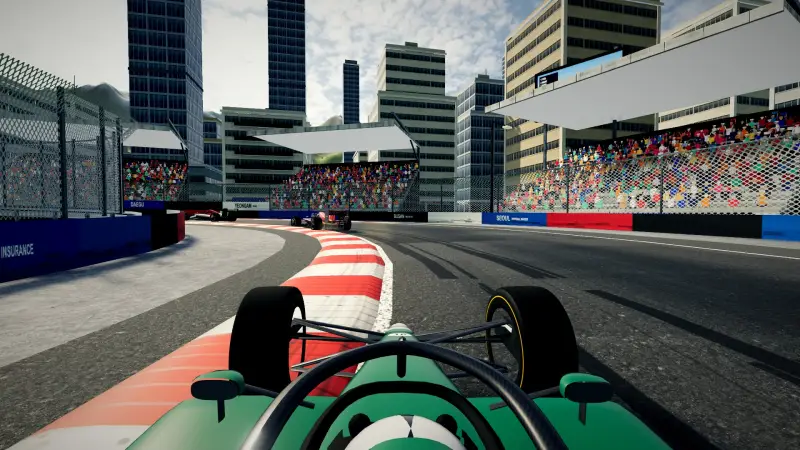 On board around South Korea: South Korea racing game screenshot