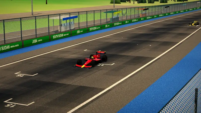 Over the crest, South Sudan: South Sudan racing game screenshot