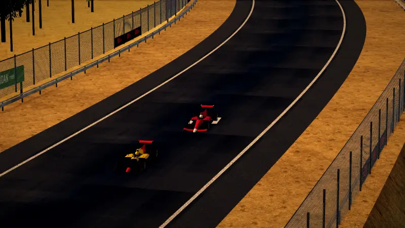 Craning over the Sudan track: Sudan racing game screenshot