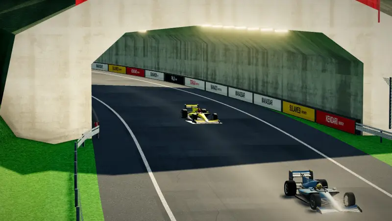Out of the tunnel, Sulawesi: Sulawesi racing game screenshot