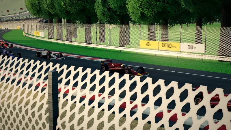 Trackside at the Sumatra circuit: Sumatra racing game screenshot