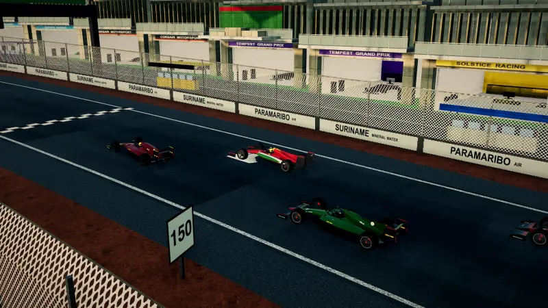 On the grid for the Grand Prix of Suriname: Suriname racing game screenshot