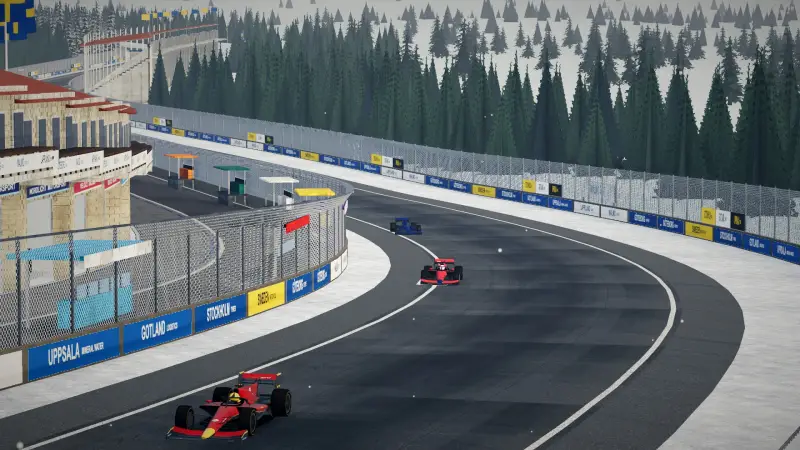 Over the crest, Sweden: Sweden racing game screenshot