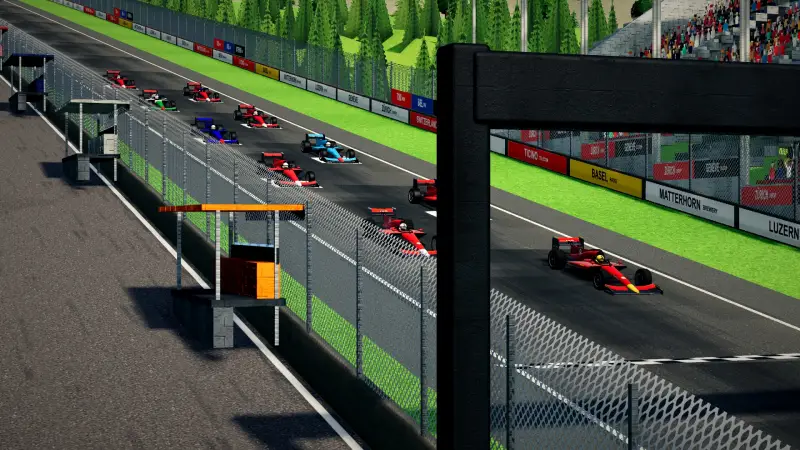 On the grid for the Swiss Grand Prix: Switzerland racing game screenshot