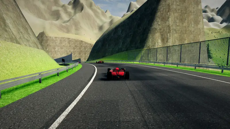 Down the plunge, Switzerland: Switzerland racing game screenshot
