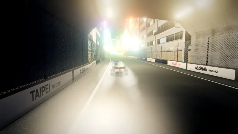 Out of the tunnel, Taiwan: Taiwan racing game screenshot