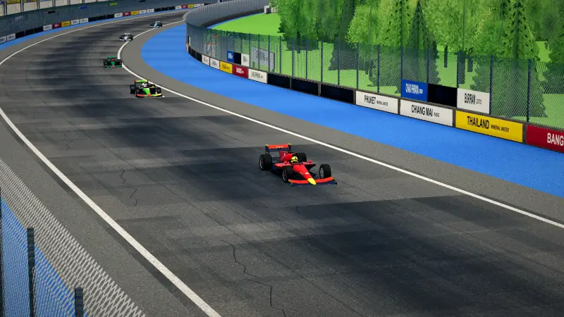 Over the crest, Thailand: Thailand racing game screenshot