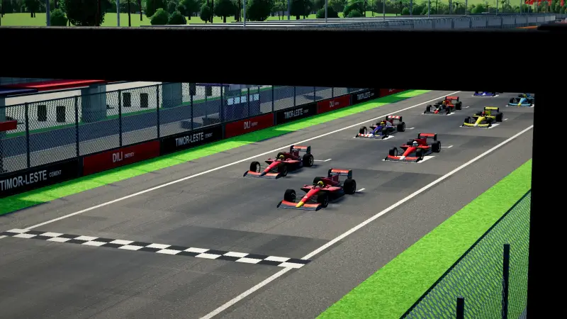 On the grid for the Grand Prix of Timor-Leste: Timor-Leste racing game screenshot