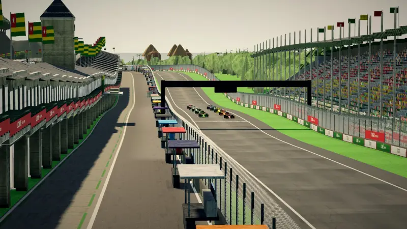 On the grid for the Grand Prix of Togo: Togo racing game screenshot