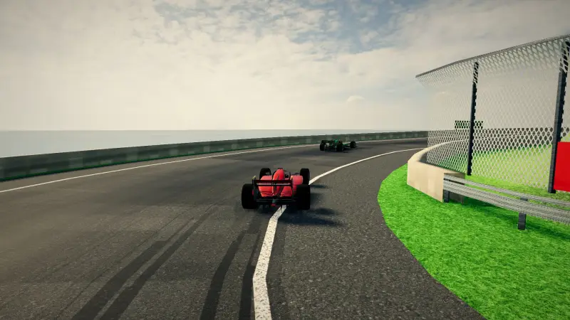 The climb to the hairpin, Togo: Togo racing game screenshot