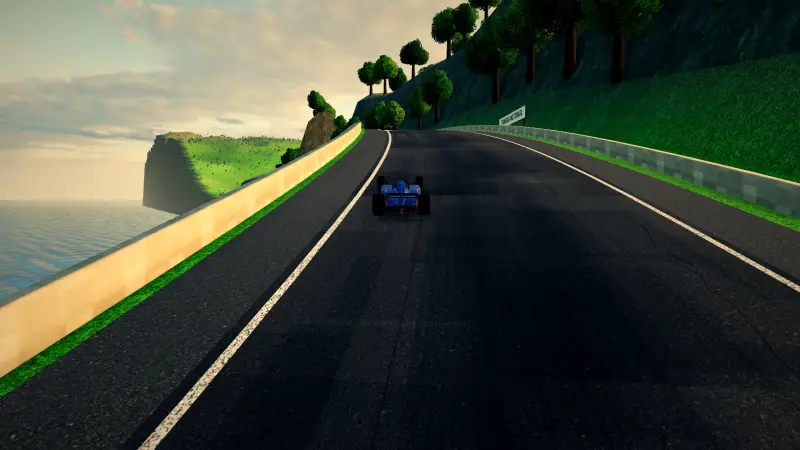Compression into the crest, Trinidad and Tobago: Trinidad and Tobago racing game screenshot