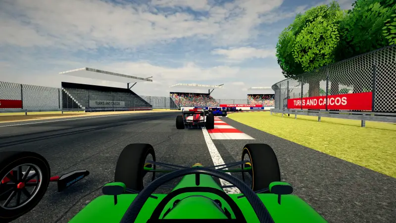 On board around the Turks and Caicos: Turks and Caicos racing game screenshot