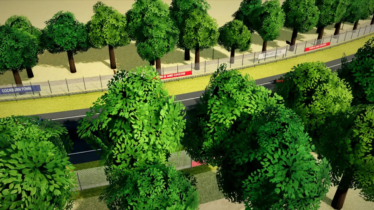 The helicopter over the Turks and Caicos circuit: the Turks and Caicos racing game
