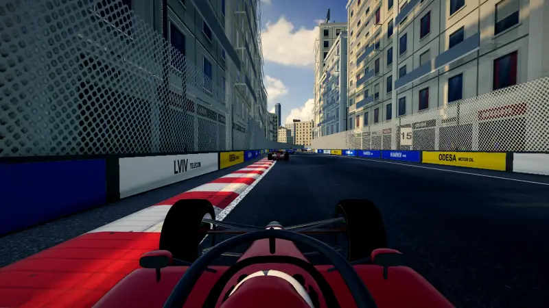 On board around Ukraine: Ukraine racing game screenshot