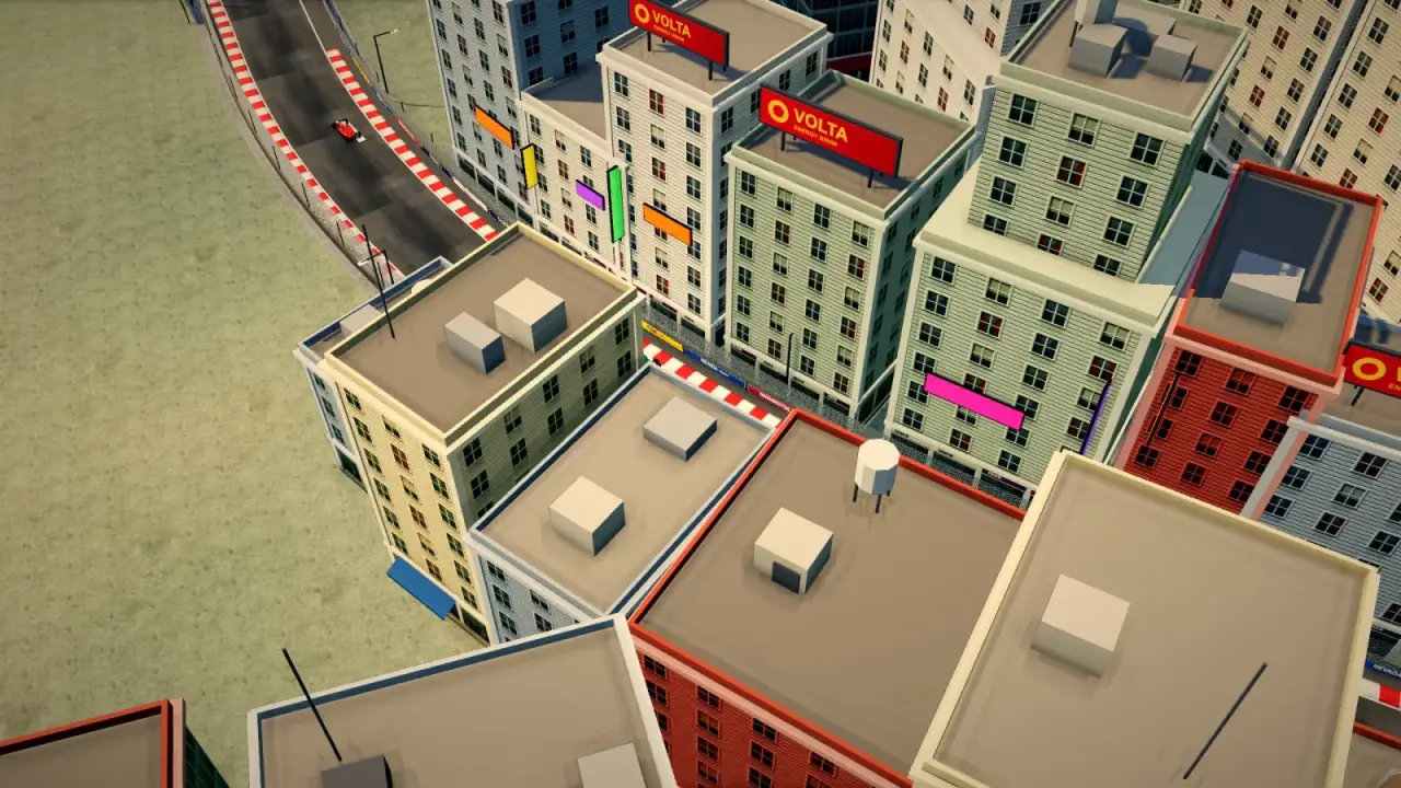 The helicopter over the United States circuit: the United States racing game