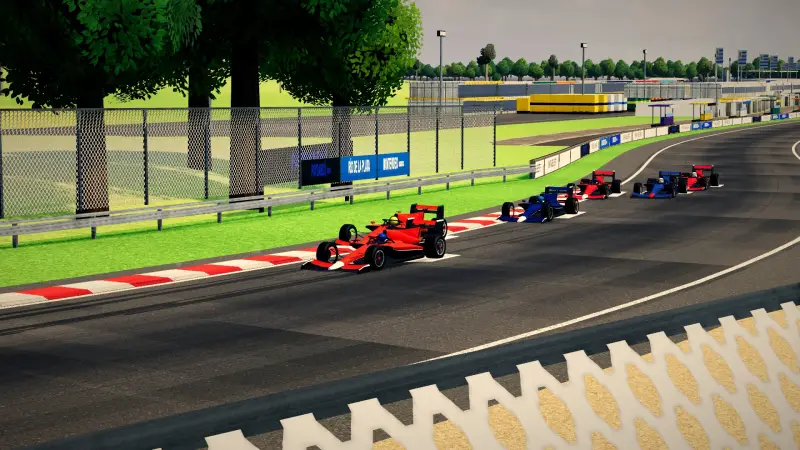 Trackside at the Uruguay circuit: Uruguay racing game screenshot