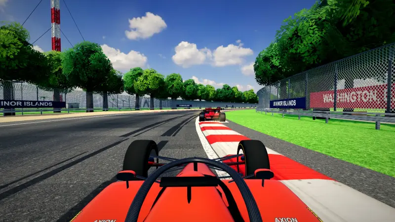 On board around the US Minor Islands: US Minor Islands racing game screenshot