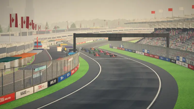 On the grid for the Vancouver Island Grand Prix: Vancouver Island racing game screenshot