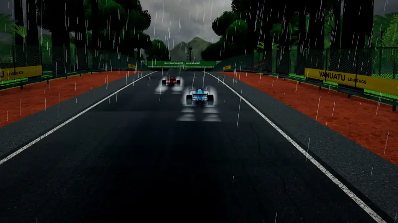 Compression into the crest, Vanuatu: Vanuatu racing game screenshot