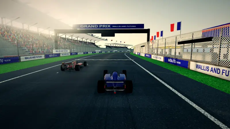 On the grid for the Grand Prix of Wallis and Futuna: Wallis and Futuna racing game screenshot